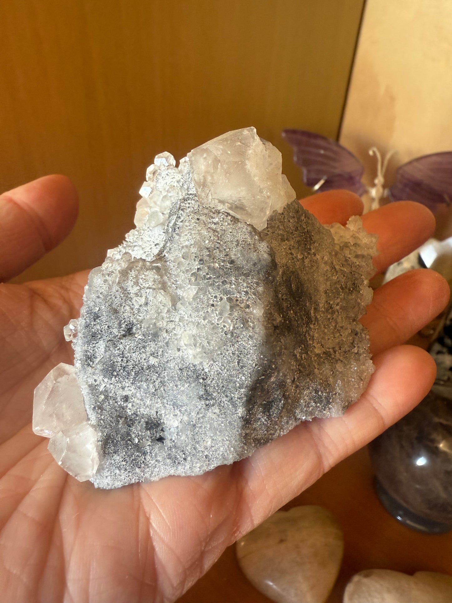 Calcite & Apophyllite Cluster