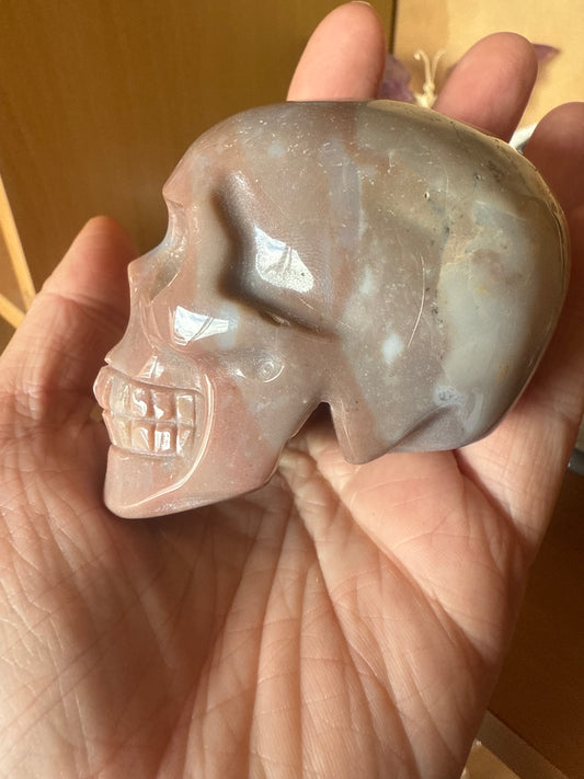 Ocean Jasper Skull