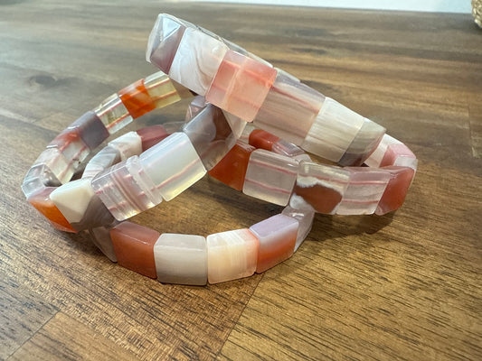 Botswana Agate Soft Bangle