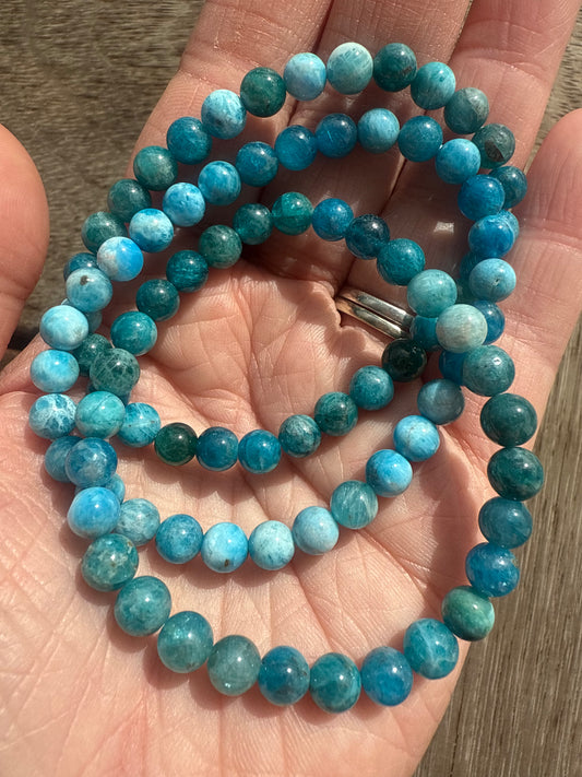 Blue Apatite Bracelet