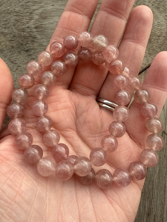 Strawberry Quartz Bracelet