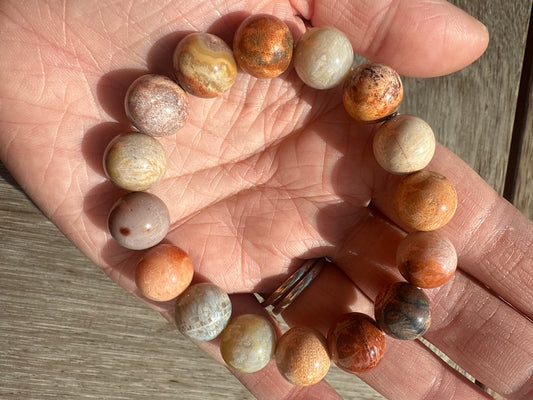 Coral Jade Bracelet