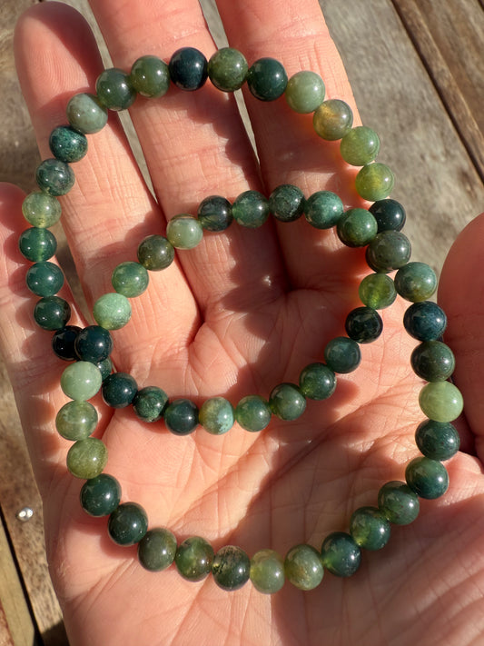 Moss Agate Bracelet