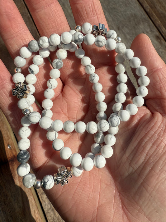 Lucky Howlite Bracelet