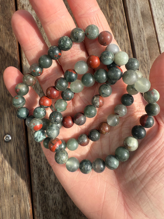 African Bloodstone Bracelet