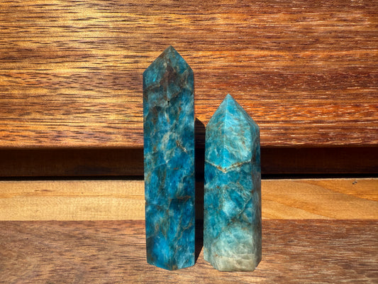 Blue Apatite Point