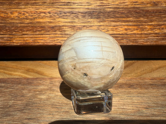 Peach Moonstone Sphere