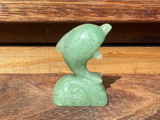 Green Aventurine Dolphin